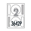 [폼텍] 잉크젯전용 CD라벨 PS-3642P (10매 / 지름 11.8cm)