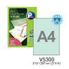 [프린텍] 카드용지 V5300-20(20매/연녹색)