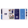 HP/잉크/C4821A/No.80/시안/프린트헤드