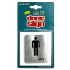 [아트사인] MEN 돔사인(55*60mm)