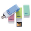 [플라모] OTG메모리 포커스-플러스 16GB 블루 스윙(USB OTG) USB2.0