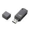 엘레컴/카드리더기/MR-K011/USB2.0/블랙