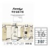 폼텍/전산라벨/LCC-3107/10매/16칸/99.1*33.9mm/투명필름라벨