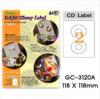 (MRO)그린/칼라잉크젯/광택라벨/GC-3120A/1팩10장/CD용