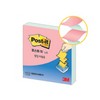 3M/포스트잇/팝업리필/KR-330/76*76mm/100매/벚꽃핑크+애플민트