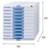 [시스맥스] 서류함 MK100 맥스10단(W300*D356*H332mm)