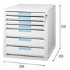 [카파맥스] 서류함 K90120 key7단(W298*D358*H332mm)