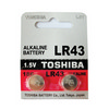 [도시바] 수은전지 LR-43 1.5V 2입