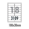 [폼텍] 주소용라벨 LQ-3109(20매/18칸/100x30mm)