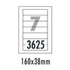 [폼텍] 화일인덱스용라벨 LS-3625(100매/7칸/160x38mm)