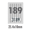 [폼텍] 분류표기용라벨 LS-3189(100매/189칸/25.4x10mm)