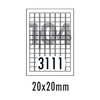 [폼텍] 분류표기용라벨 LQ-3111(20매/104칸/A4)