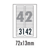 [폼텍] 분류표기용라벨 LQ-3142(20매/42칸/A4)