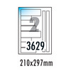 [폼텍] 보호용필름라벨 CF-3629(10매/10칸)