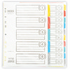 [대흥] 인덱스간지 PVC I-605 5분류 A4