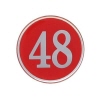 [아트사인] 에폭시번호판(48mm) 0번~200번