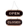 아트사인/프레이트/6702/218*90*10T/걸이용/양면/우드/Open&Closed(소)