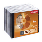 [이메이션] DVD-R 10P 쥬얼(팩) (16X/4.7G/120min)