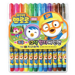 [지구화학]싸인펜/12색/뽀로로향기/무독성/수용성
