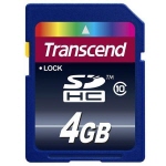 [트랜샌드] SDHC메모리 4GB (Class10)
