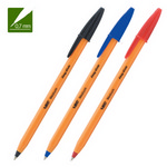 빅/유성펜/오렌지/0.7mm/청색