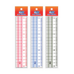 [알파] 컬러 방안자 15cm(색상랜덤발송)