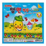 [소마]300양면색종이/낱개/150*150mm/16색*8매
