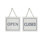 아트사인/프레이트/7901/200*200*5T/포멕스사인/걸이용/양면/Open&Closed