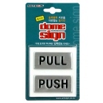 [아트사인] PULL PUSH_돔사인(55*25mm)