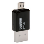 [이메이션] OTG메모리 미니 32GB 화이트 바(USB) 슬라이드(OTG) USB3.0