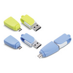 [TG삼보] OTG메모리 파스텔-플러스 8GB 스윙(USB) 젠더(OTG) USB2.0  (2컬러)