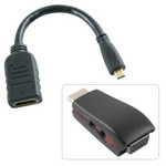[컴스] HDMI 컨버터 Micro-HDMI HDMI to Micro-HDMI