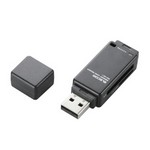 엘레컴/카드리더기/MR-K011/USB2.0/블랙