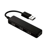 엘레컴/USB허브/U2H-SN4BF2WH/USB2.0/4포트/화이트
