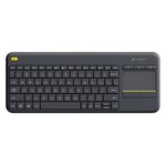 로지텍/키보드/무선/K400-Plus/2.4GHz/블랙