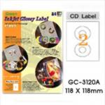 (MRO)그린/칼라잉크젯/광택라벨/GC-3120A/1팩10장/CD용