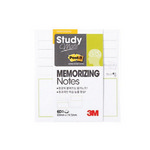 [3M] 포스트잇 654 스터디메이트 메모라이징노트 69*74.5mm 60매