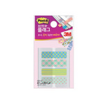 [3M] 포스트잇 디자인플래그 684-J5 38*10mm 20장*4개