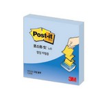 3M/포스트잇/팝업리필/KR-330/76*76mm/100매/크림블루