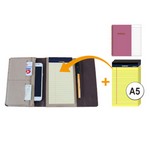 옥스포드/다파우치/자석키트/A5/색상랜덤/베이지,블랙,브라운,레드