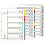 [알파] 인덱스간지 I-610 PVC 10분류 A4