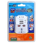 알파/멀티어댑터/해외여행용/에니웨이/USB/2포트