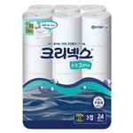 크리넥스/화장지/순수3겹/25M*24롤