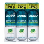 애경/치약/2080/진지발리스/케이허벌민트/(120g+20g)*3입