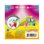 [종이나라] 색종이 엠보 꽃나래 10색60매