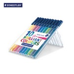 스테들러/싸인펜/트리플러스/323-SB10/0.3mm/10색