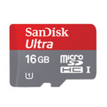 [샌디스크] 울트라 Micro-SDHC카드 16GB (CLASS10/30MB/s)