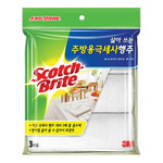 [3M] 행주 삶아쓰는 주방용 3입/극세사