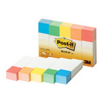 [3M] 포스트잇 견출지 670-5PN 5색*100매(15*50mm)