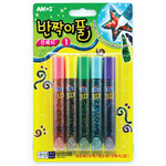 [아모스]반짝이풀/컨페티1/낱개/10.5ml*5색